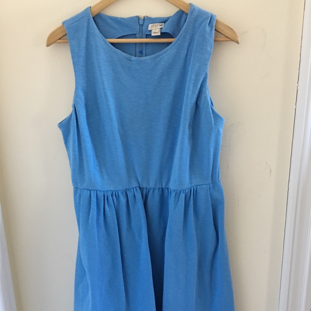 Jcrew Daybreak Dress Blue